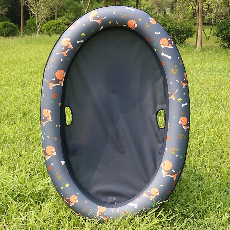 Inflatable Dog Swimming Pool with Safety Design | Portable Fun for Summer Splashing 0