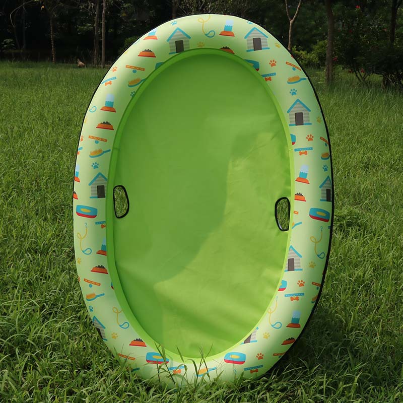 Inflatable Dog Swimming Pool with Safety Design | Portable Fun for Summer Splashing 8
