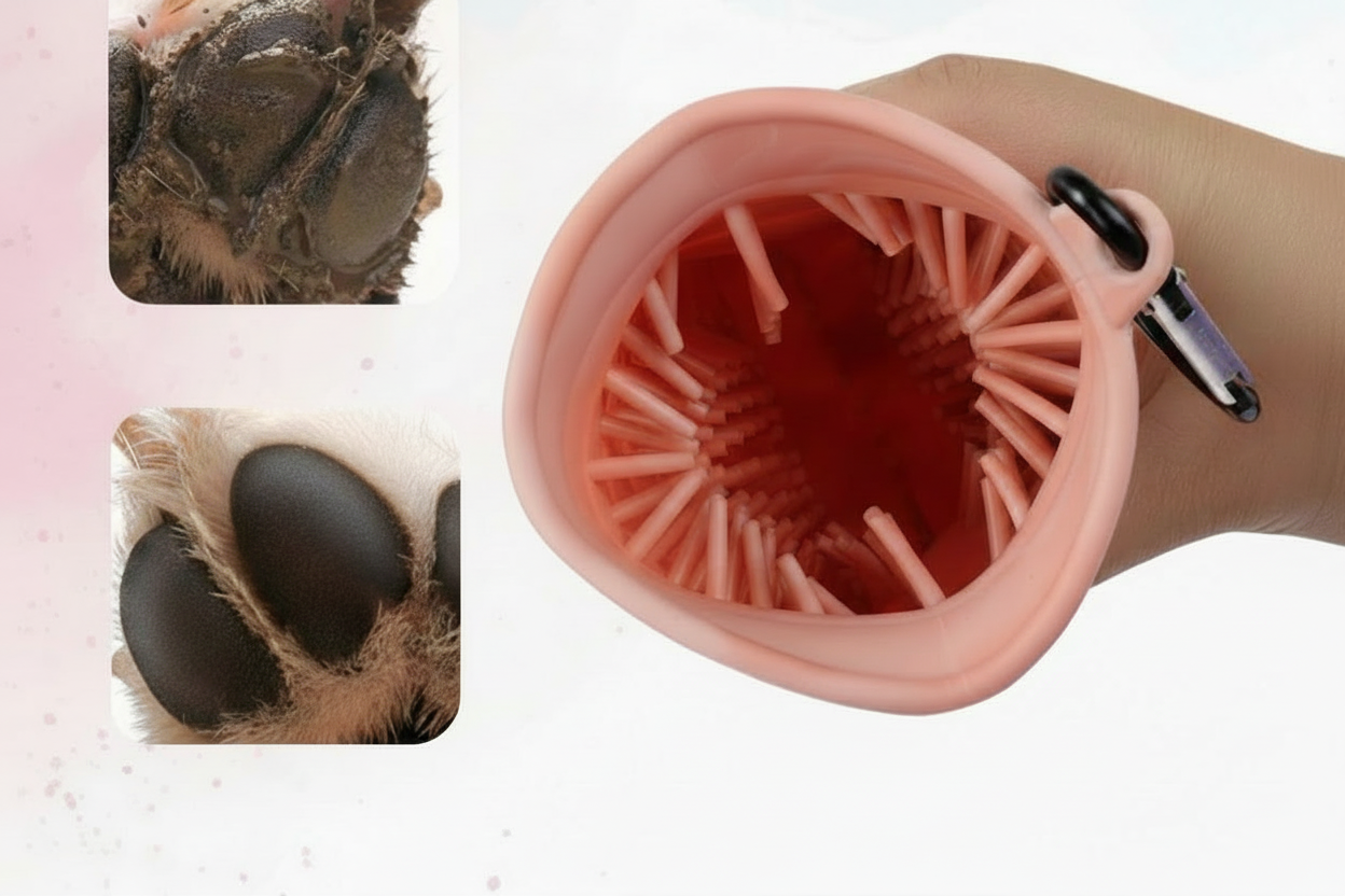 PawClean Pro | Dog Paw Cleaner with Silicone Bristles | Portable Foot Washer for Effortless Cleaning 2