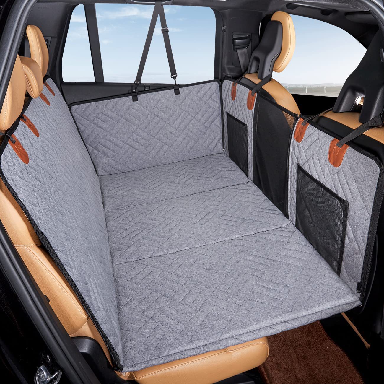 Pet Comfort | Waterproof Dog Bed for Car with Durable Cushioning | Ideal for Travel and Safety 2
