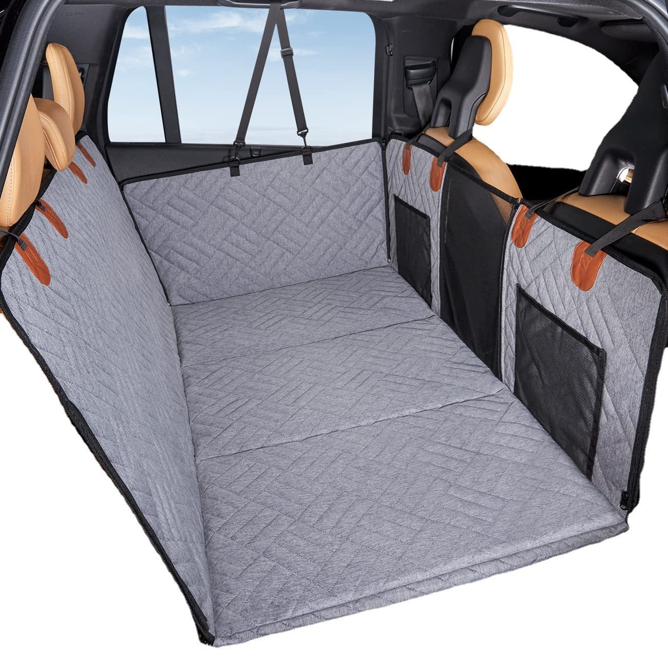 Pet Comfort | Waterproof Dog Bed for Car with Durable Cushioning | Ideal for Travel and Safety 4