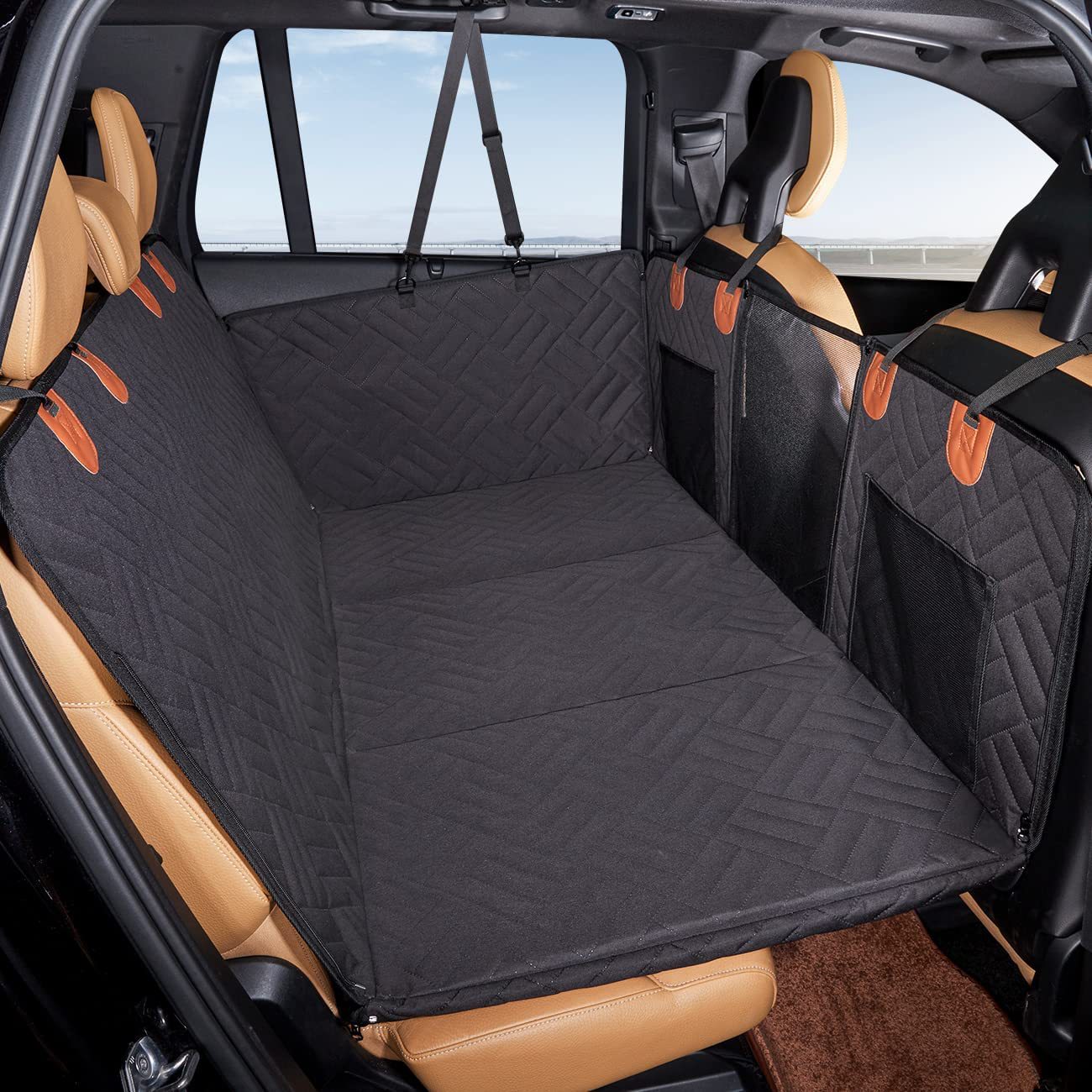 Pet Comfort | Waterproof Dog Bed for Car with Durable Cushioning | Ideal for Travel and Safety 5