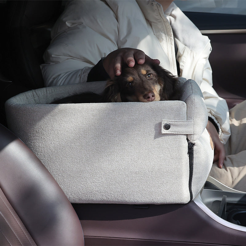 Pet Haven | Dog Car Seat with Nonslip Safety Design | Portable Booster Seat for Small Dogs 0
