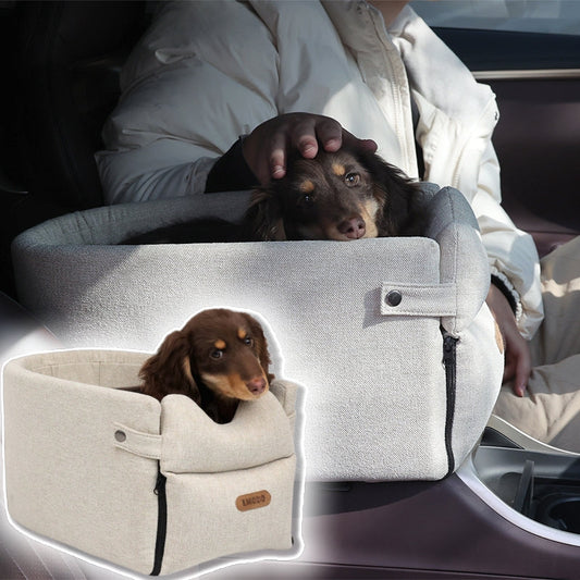 Pet Haven | Dog Car Seat with Nonslip Safety Design | Portable Booster Seat for Small Dogs 1