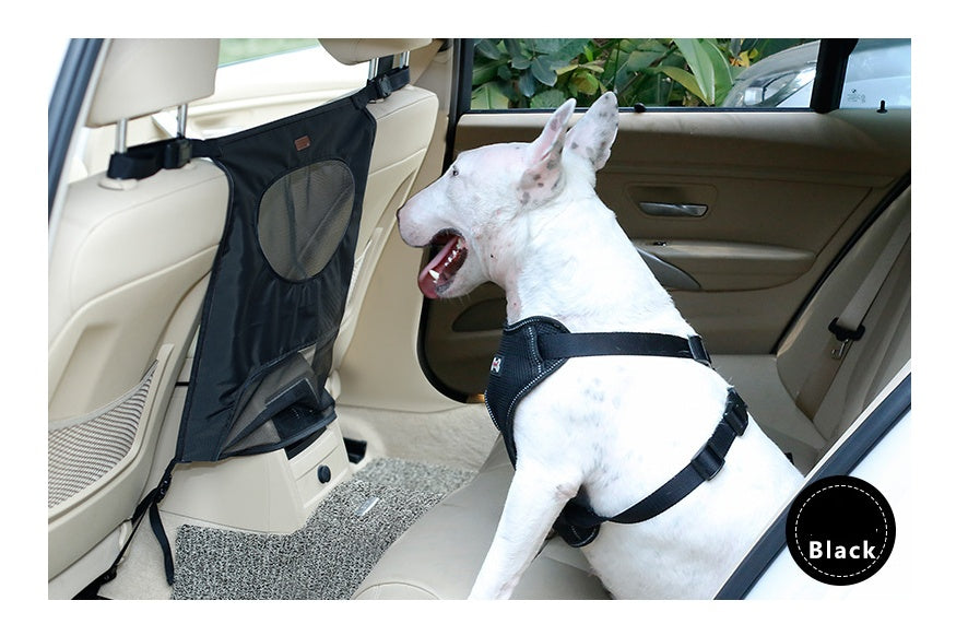 Pet Safety Barrier | Durable Nylon & PVC Rear Seat Screen for Driver Focus 5