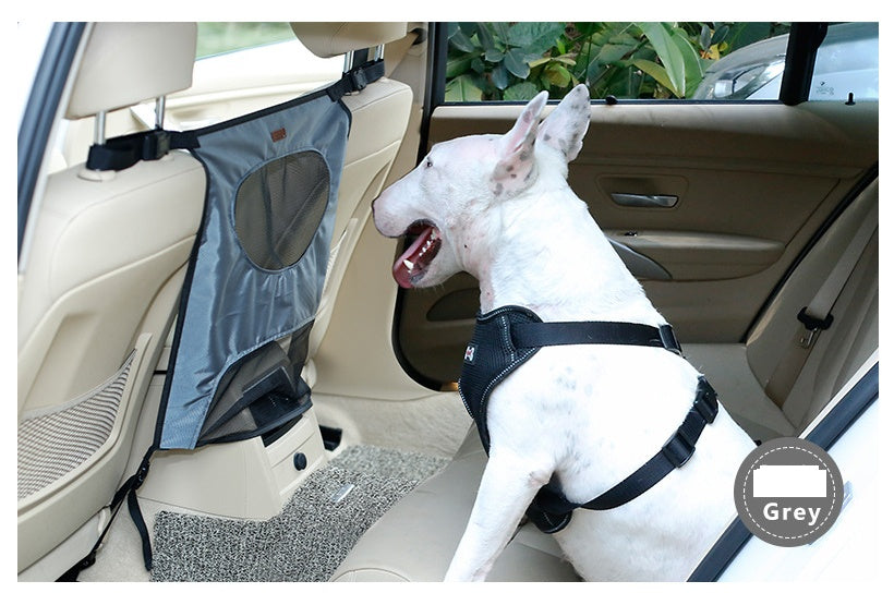 Pet Safety Barrier | Durable Nylon & PVC Rear Seat Screen for Driver Focus 6