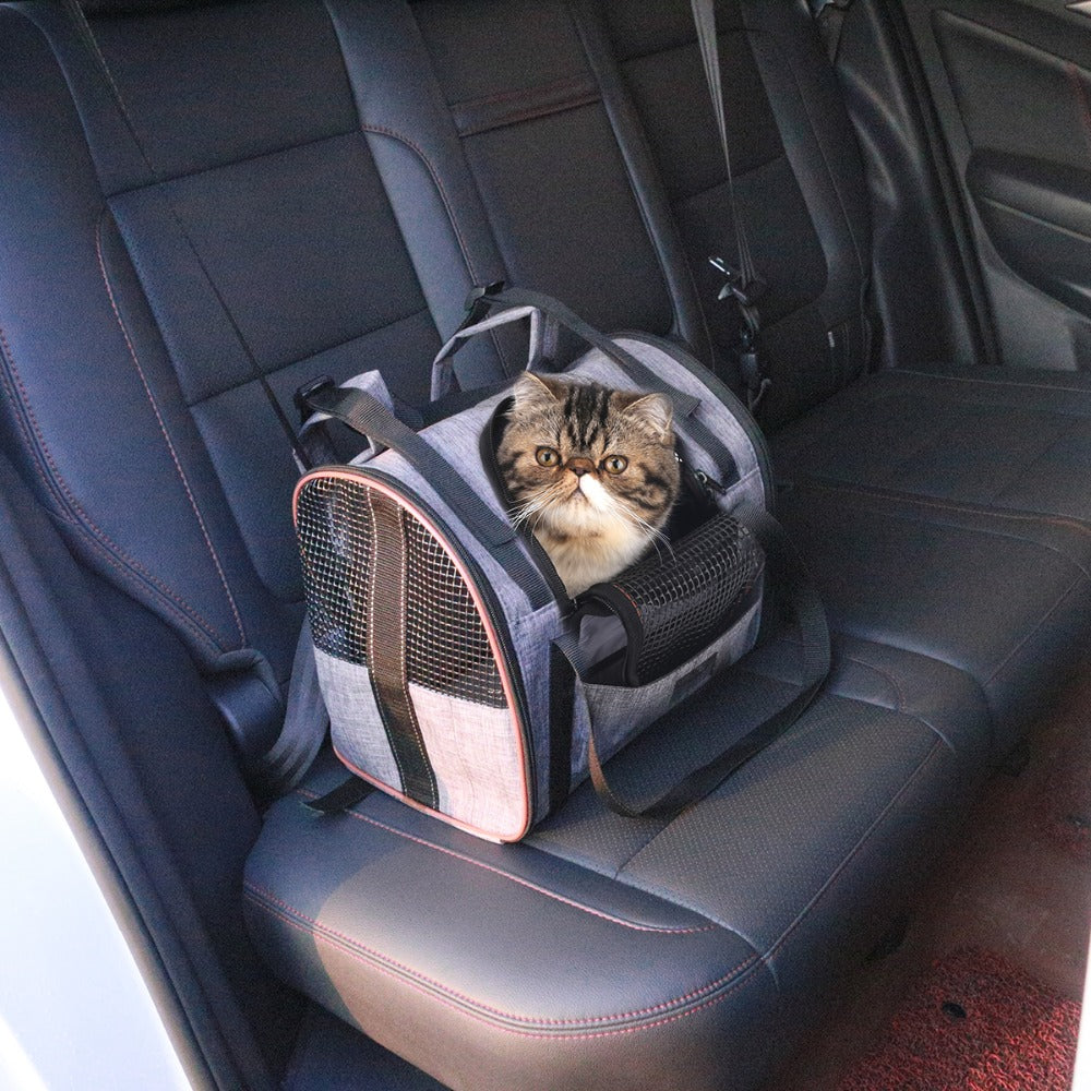 Pet Travel Carrier Bag | Waterproof Cat & Dog Carrier with Portable Design | Convenient for Travel Up to 10kg 3