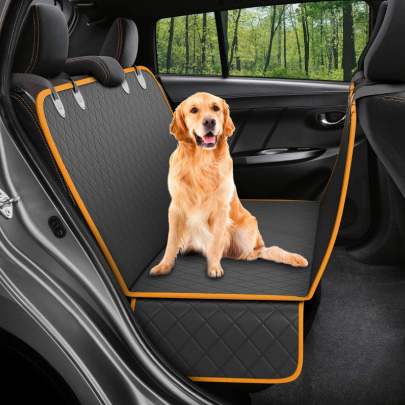 Pet Travel | Dog Car Seat Cover with Mesh Windows & Waterproof Design | Back Seat Protector for Comfortable Travel 12