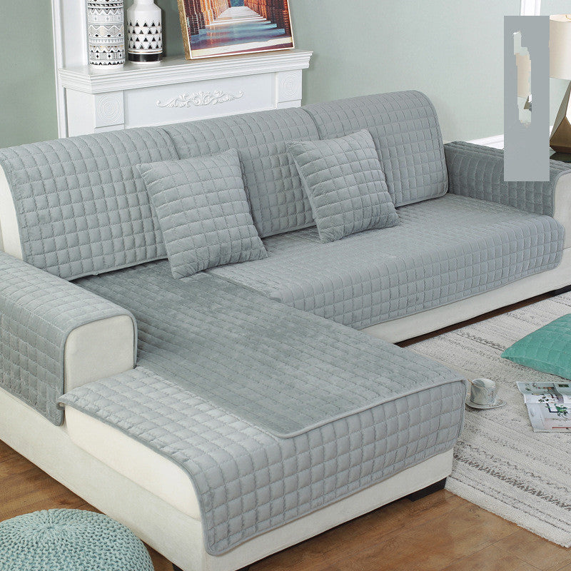 Plush Sofa Cover | Anti-Skid Slipcover for Ultimate Comfort & Protection 2