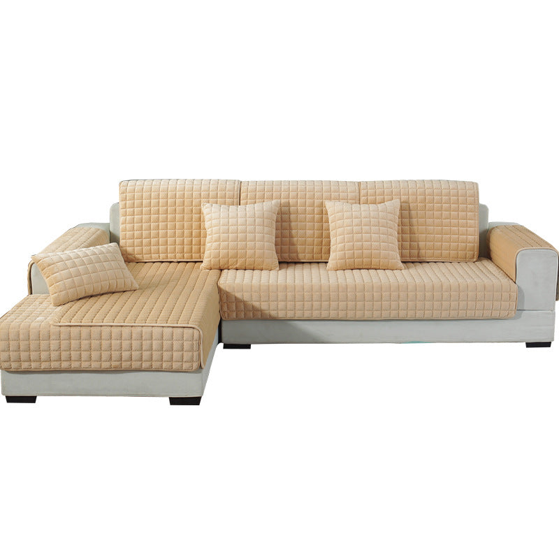 Plush Sofa Cover | Anti-Skid Slipcover for Ultimate Comfort & Protection 5