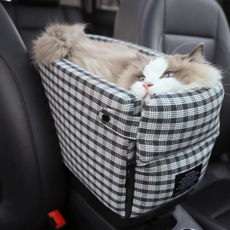 Portable Dog Car Seat with Nonslip Design | Safe Booster for Small Dogs and Cats 1