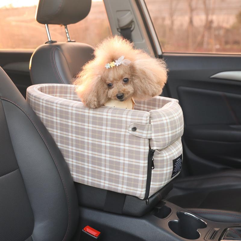 Portable Dog Car Seat with Nonslip Design | Safe Booster for Small Dogs and Cats 2