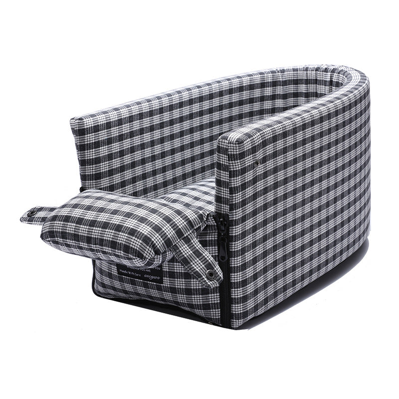 Portable Dog Car Seat with Nonslip Design | Safe Booster for Small Dogs and Cats 3