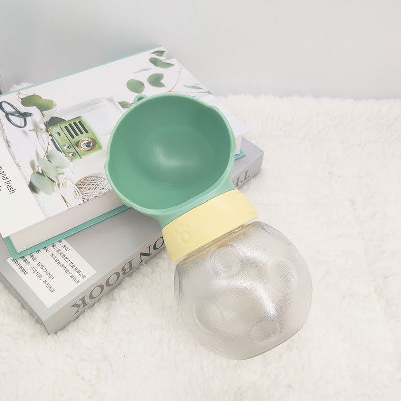 Portable Dog Water Bottle | Leak-Proof 2-in-1 Design for Safe Hydration on the Go 0