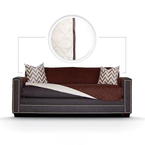 Reversible Sofa Slipcover | Waterproof Couch Cover with Machine Washable Design | Perfect Protector for Pets and Spills 2