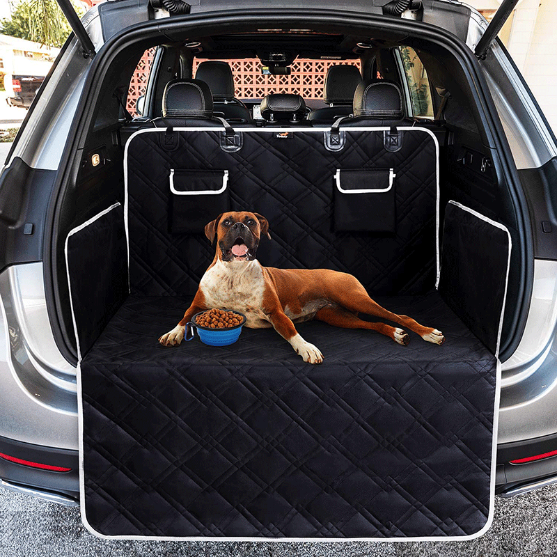 Travel Buddy | Dog Mat for Car Trunk with 3 Pockets | Durable Oxford Cloth for Easy Clean-Up 1