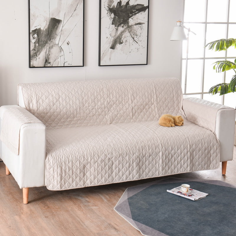 Washable Non-Slip Sofa Cover for Two-Seater with Modern Design | Easy Care Protection and Style 2