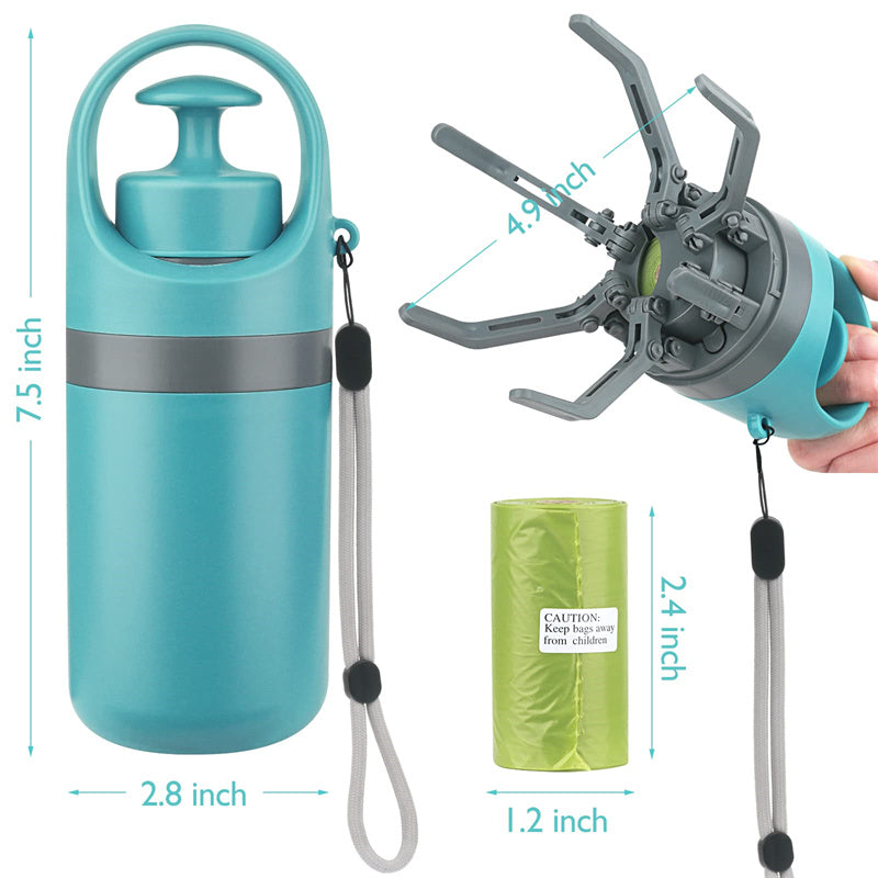 Portable Dog Pooper Scooper with Built-in Bag Dispenser | Compact Design for Effortless Waste Cleanup 5