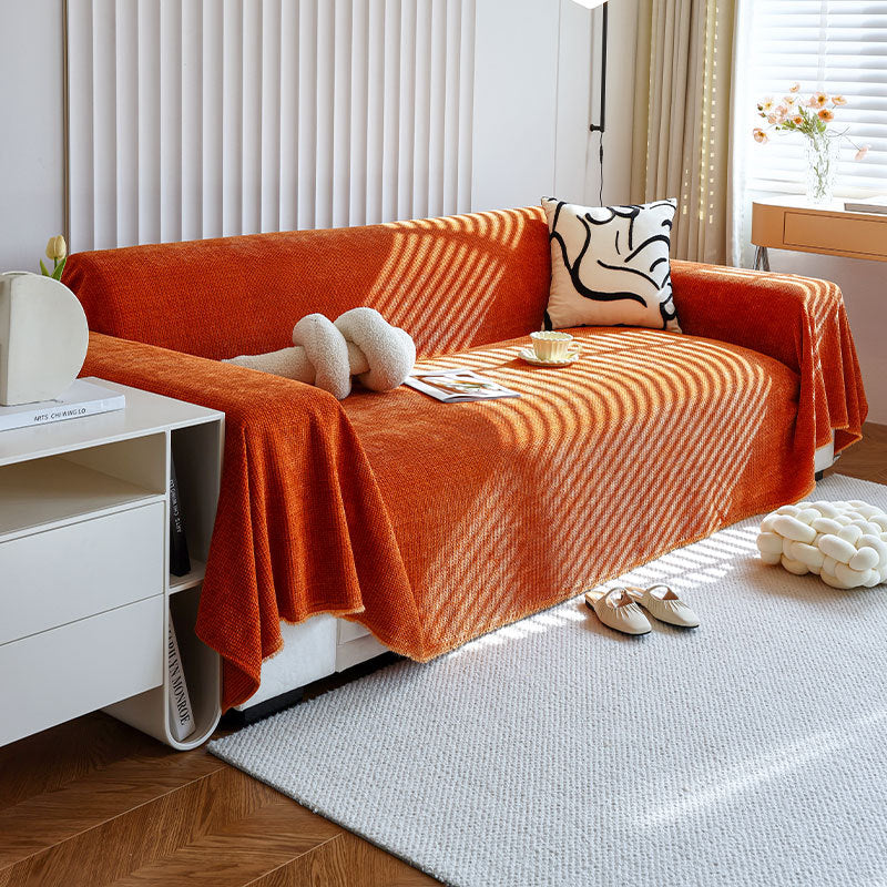 Universal Plus Size Sofa Cover | Durable Polyester Slipcover with Stylish Design | All-Season Protection for Your Furniture 7